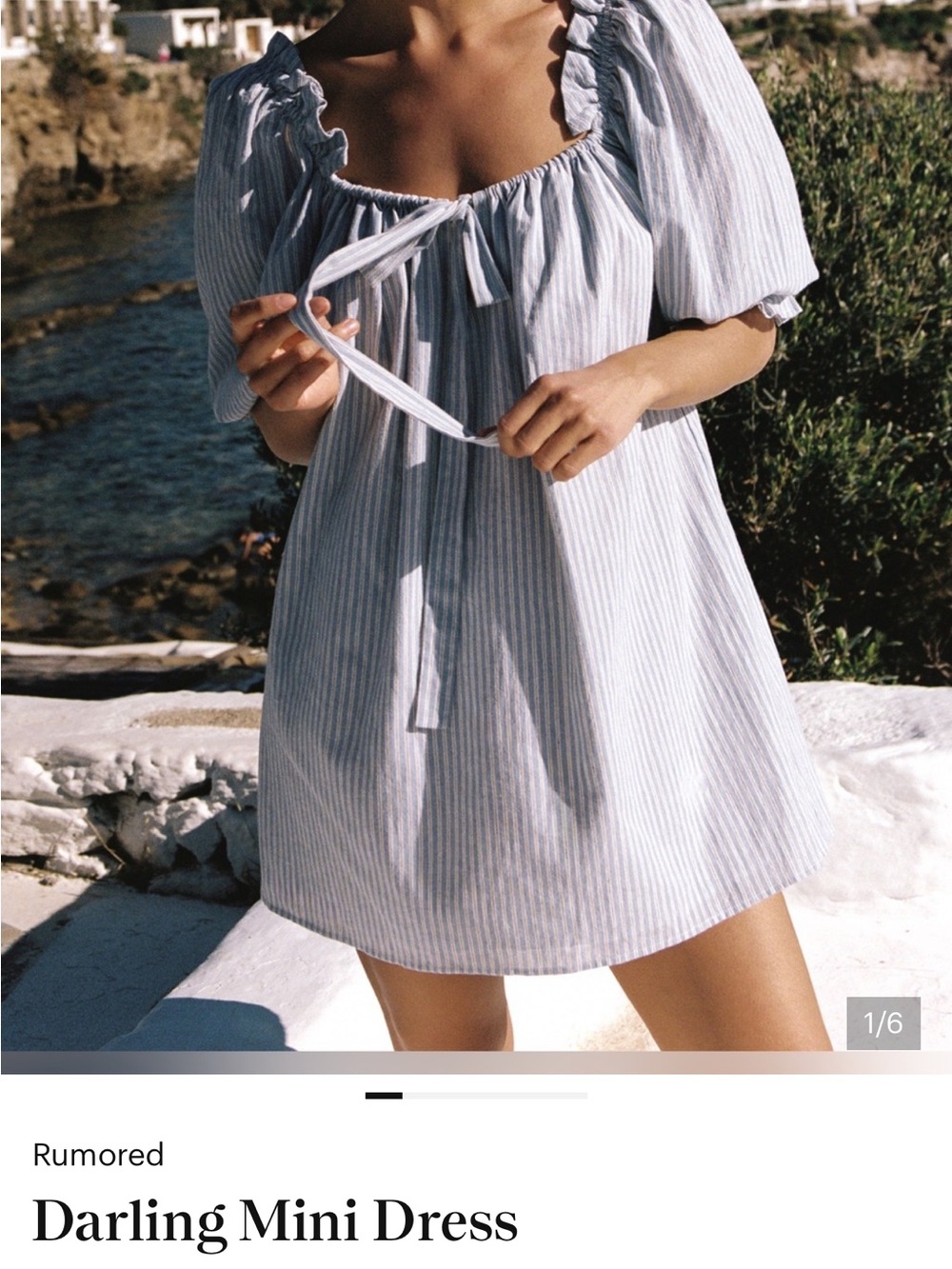 Rumored darling mini dress